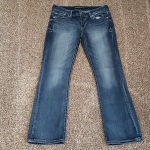 Express Barely Boot Cut Jeans Stella Low Rise 6S